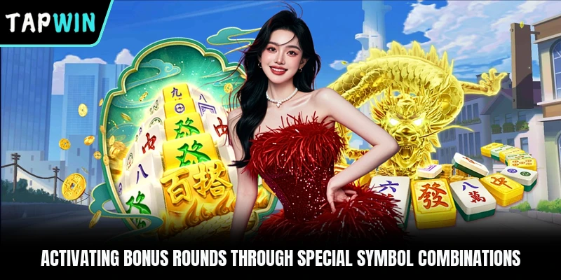 Activating bonus rounds through special symbol combinations