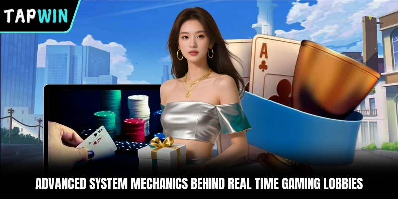Advanced system mechanics behind real time gaming lobbies