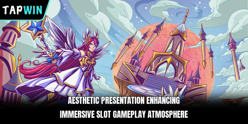 Aesthetic presentation enhancing immersive slot gameplay atmosphere