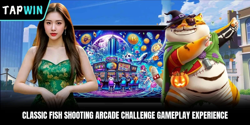 Classic fish shooting Arcade challenge gameplay experience