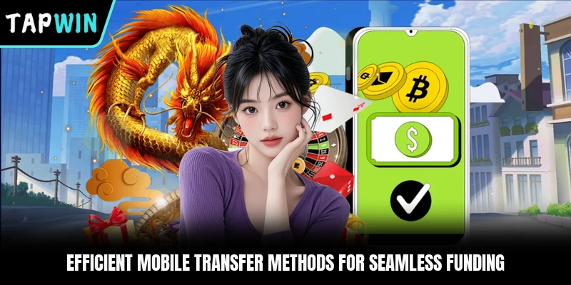 Efficient mobile transfer methods for seamless funding