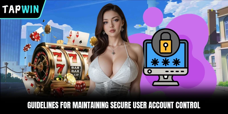 Guidelines for maintaining secure user account control