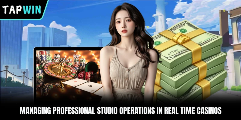 Managing professional studio operations in real time casinos