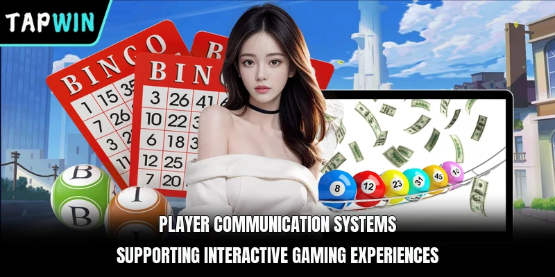Player communication systems supporting interactive gaming experiences