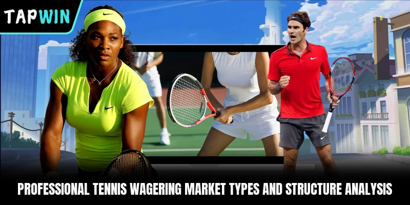Professional tennis wagering market types and structure analysis
