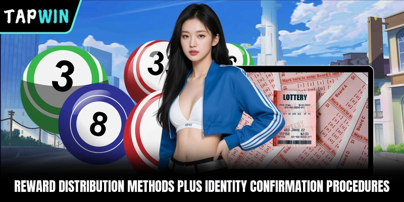 Reward distribution methods plus identity confirmation procedures